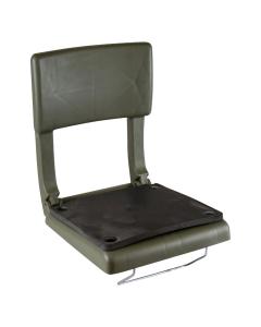 Wise Padded Fold Down Canoe Seat - Green with Black Pad