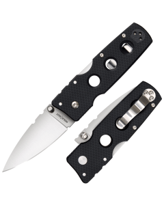Cold Steel Hold Out Plain Edge Folding Knife 3" Drop Point Blade