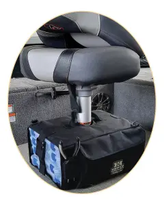 Heavy Hauler The Gear Box-Go anywhere Pedestal mount tackle storage solution