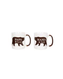 Willow Street Designs Mama Bear & Papa Bear Mug Set