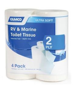 Camco RV & Marine Toilet tissue 2 ply 4/pk