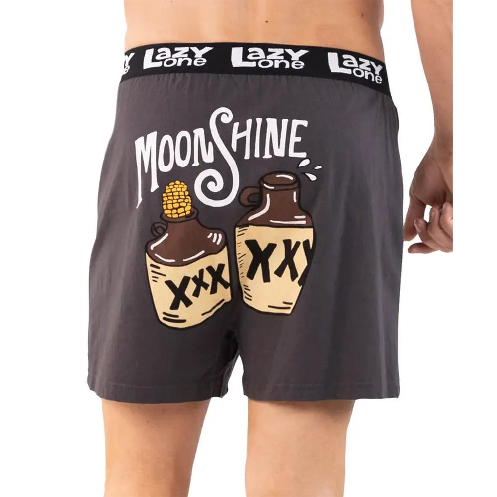 Lazy One Moonshine Men's Funny Boxers