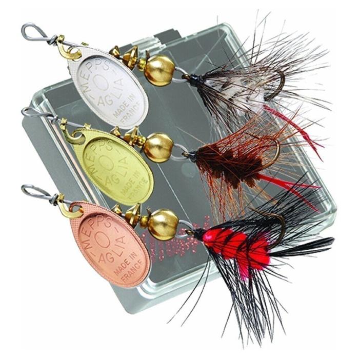 Mepps Wooly Worm Trout - Pack of 3 (Black)