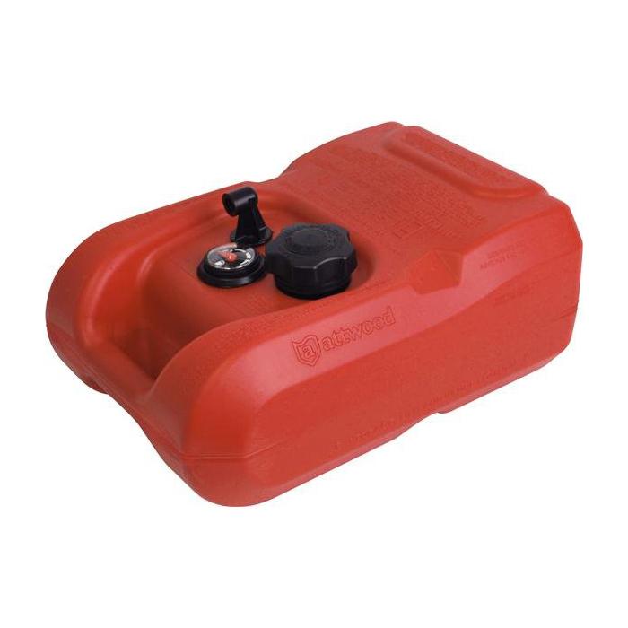Attwood Marine 3 Gallon Portable Fuel Tank with Guage