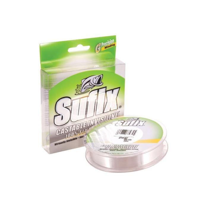 Sufix Castable Invisiline&trade; 100% Fluorocarbon - Clear - 100 Yds.