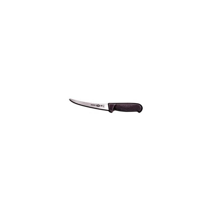 Victorinox Flexible Curved Boning Knife - Black Fibrox Pro Handle - 6"
