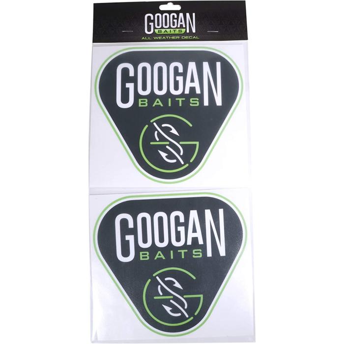 Googan Baits All-Weather Triangle Logo 9" x 8.45" Decal 2-Pack