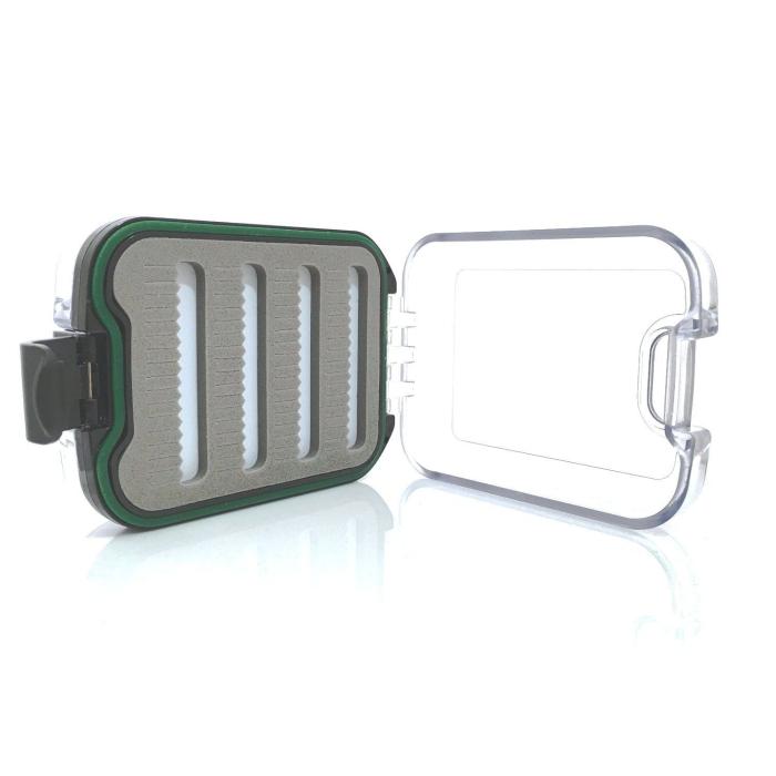 New Phase Double Sided Waterproof Fly Boxes - 4" x 2.75" x 1.25" includes lanyard