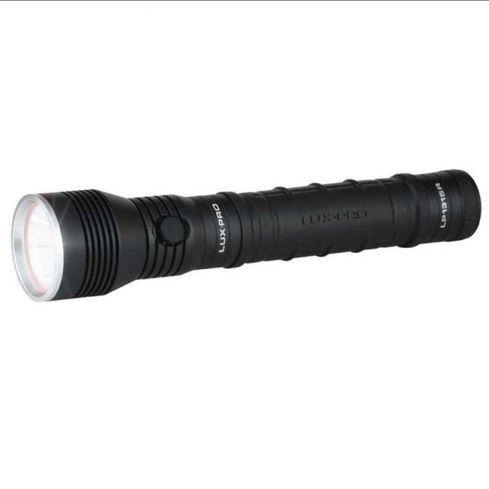 LuxPro Extreme Output Heavy Duty 1650 Lumen Flashlight with TackGrip