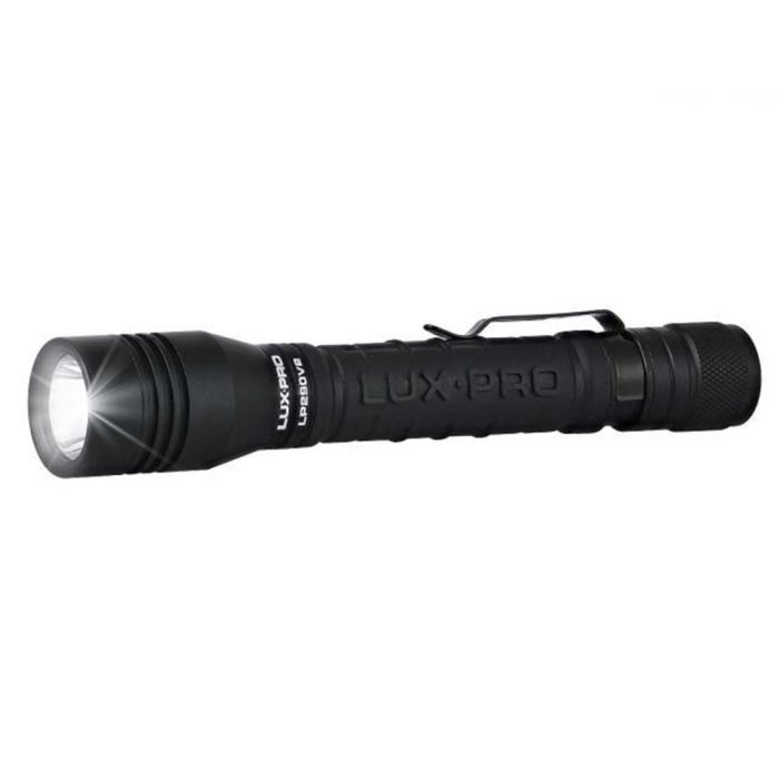LuxPro Tactical Ultra Bright Pocket LED 280 Lumen Flashlight with TackGrip