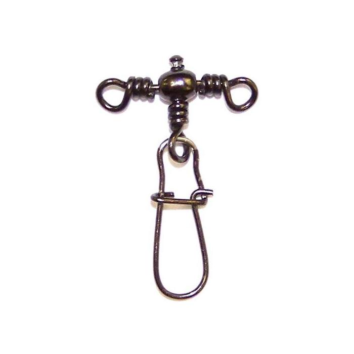 AnglerInt Raven 3-Way Snap Swivels Pack of 10