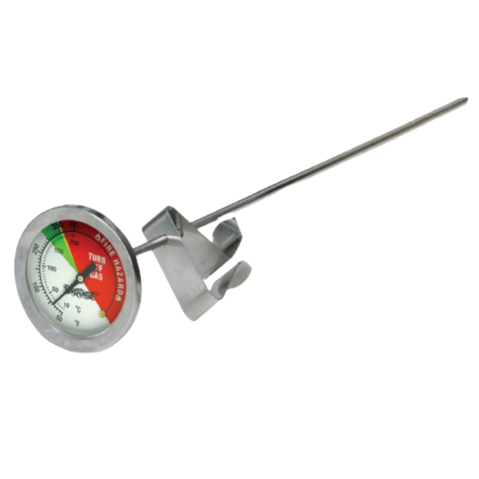 Bayou Classic 12-in Fry Thermometer with Stem Clip