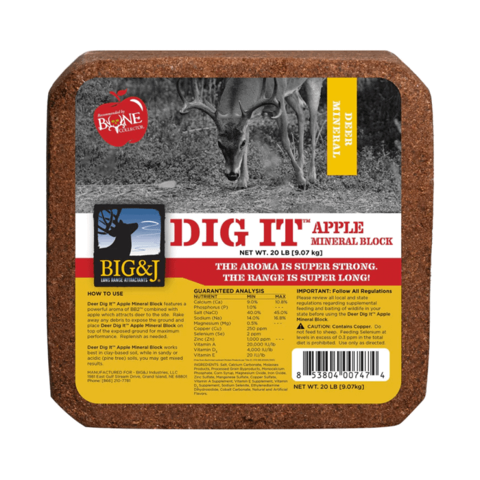 Big & J Deer-Dig-It Apple Block