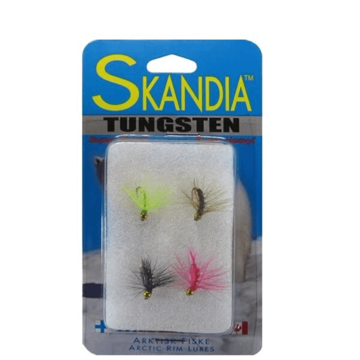 Skandia Tungsten Shrimp Fly - 4 Pack - Assorted